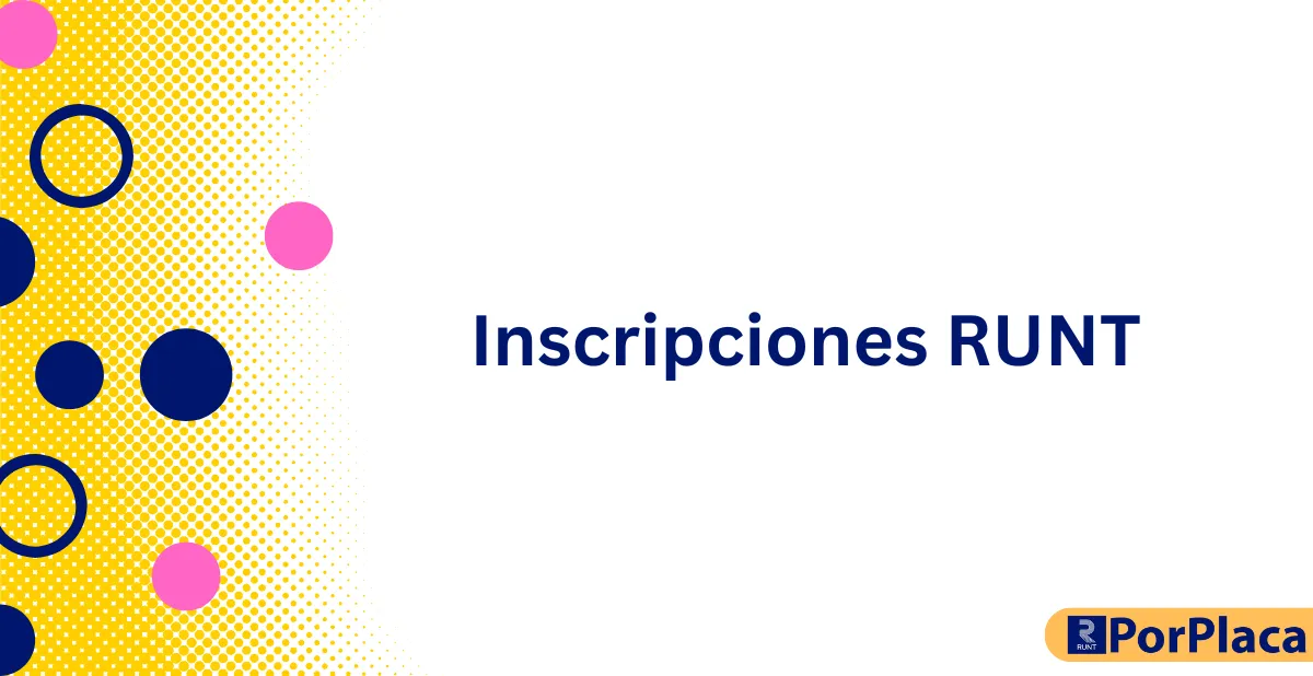 Inscripciones RUNT