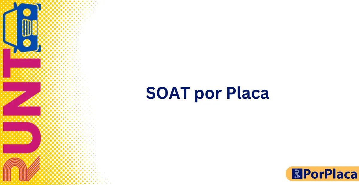 SOAT por Placa