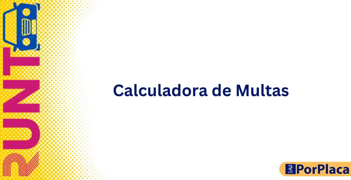Calculadora de Multas