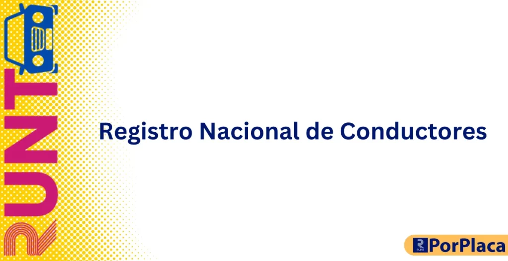 Registro Nacional de Conductores